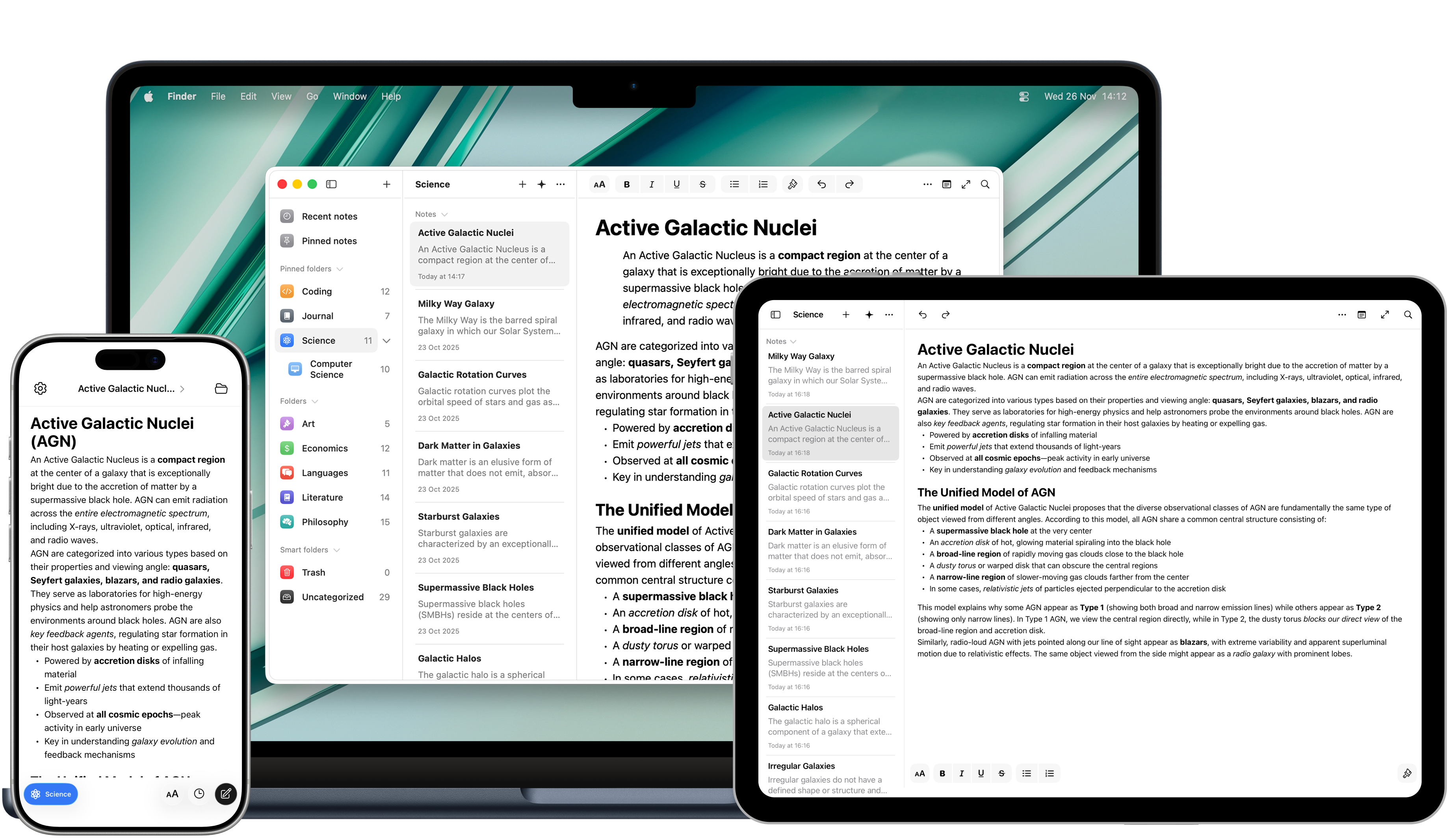 Brain dump on iPhone, iPad, Mac and Vision Pro